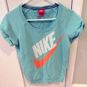 Nike short sleeve hoodie material
